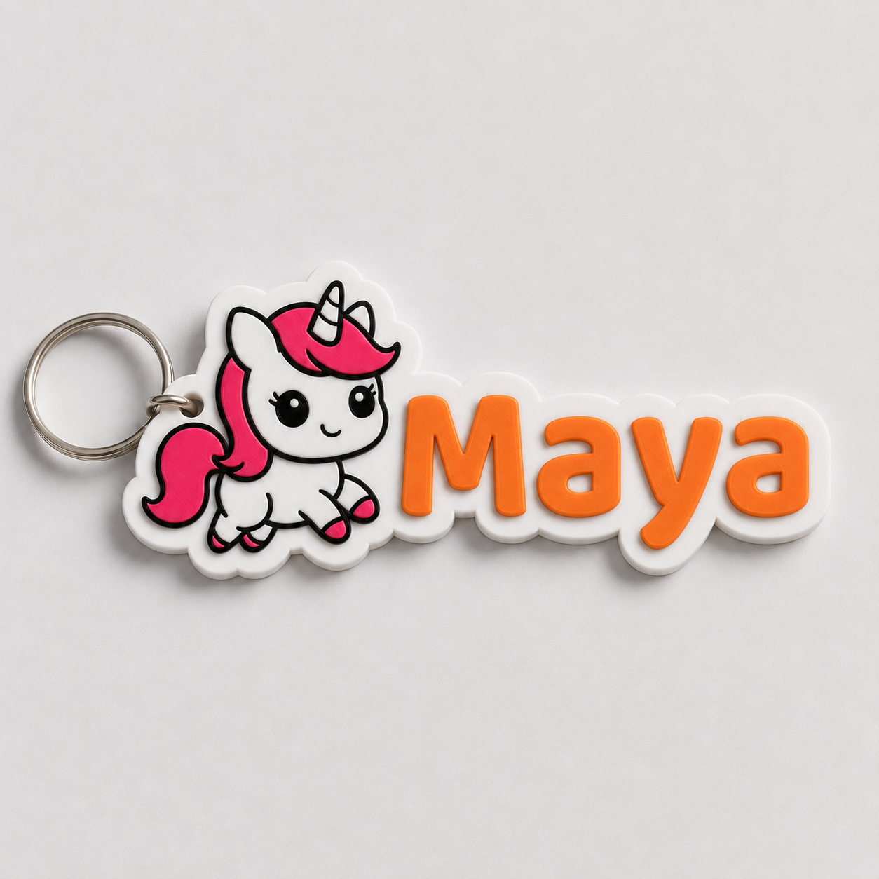 Maya's unicorn keychain