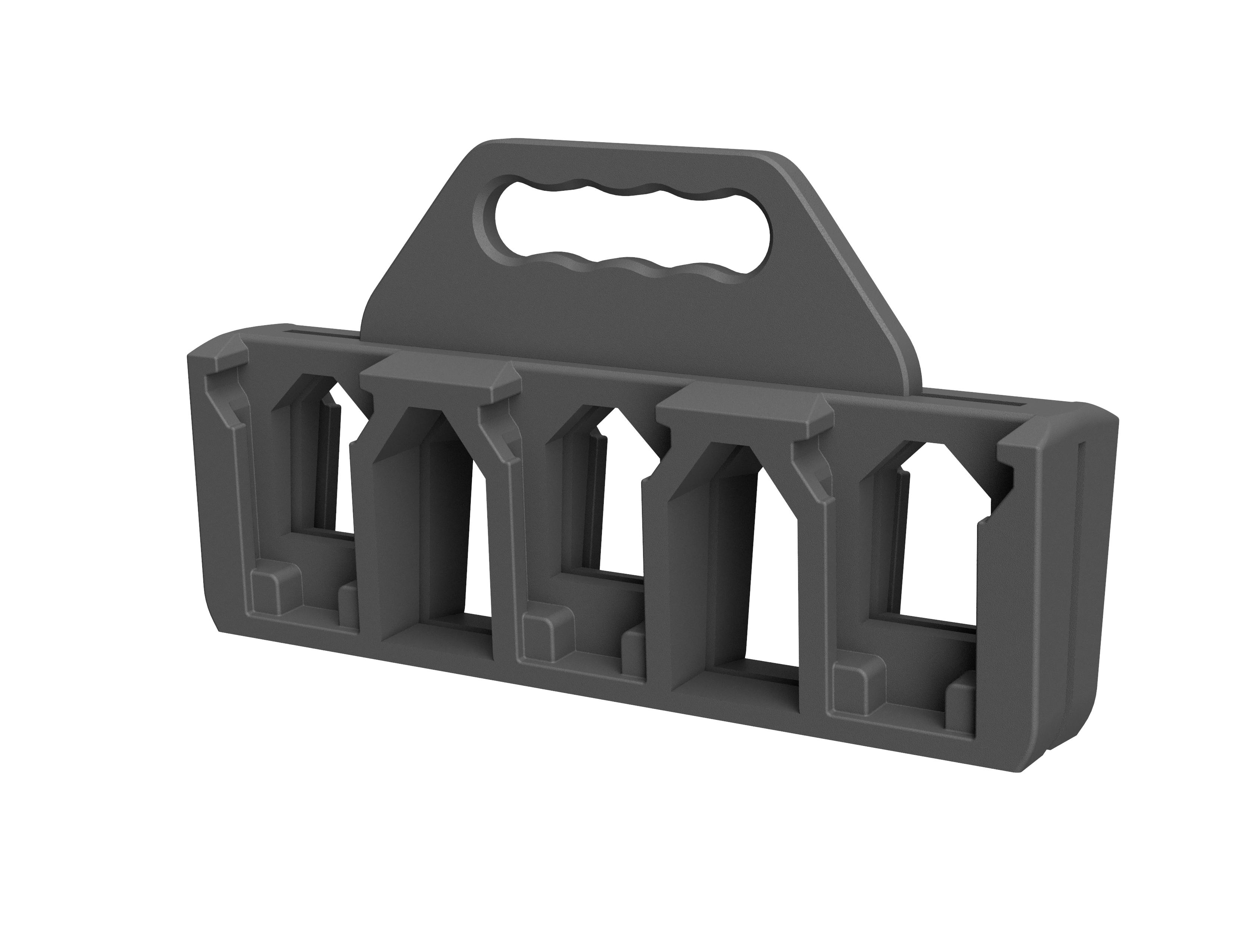 Milwaukee M18 6x battery carrier with handle