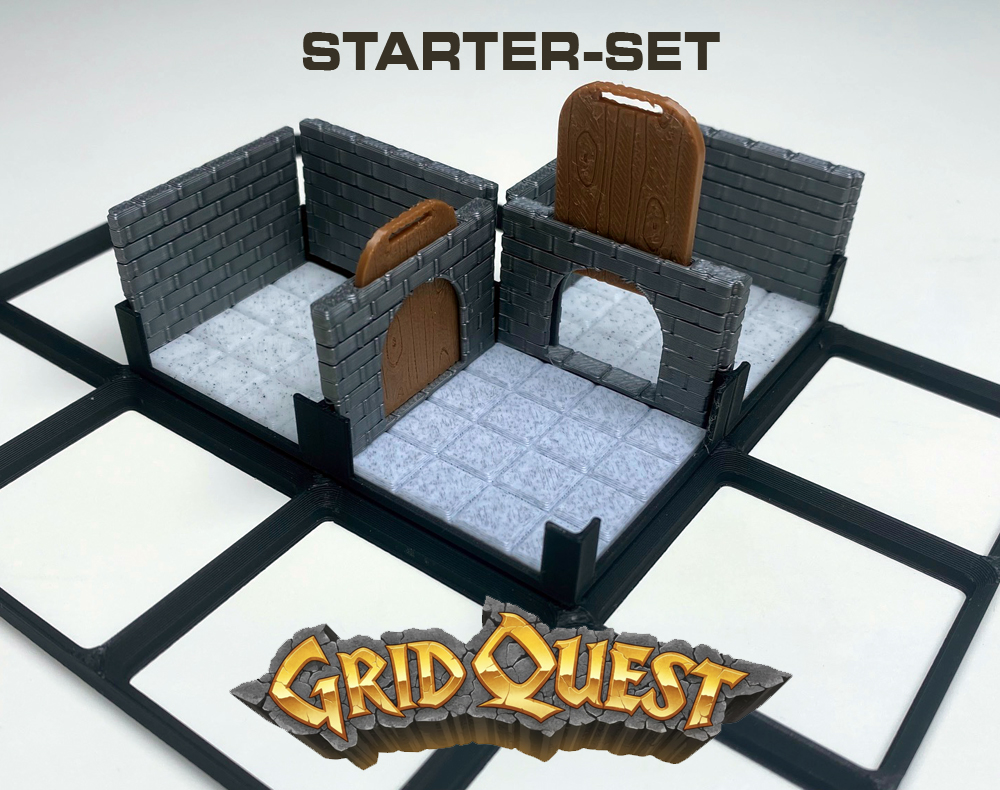 GridQuest BASIC DUNGEON SET (The Gridfinity Game)