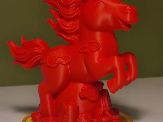 Fire Horse Kawaii Figurine – Chinese New Year