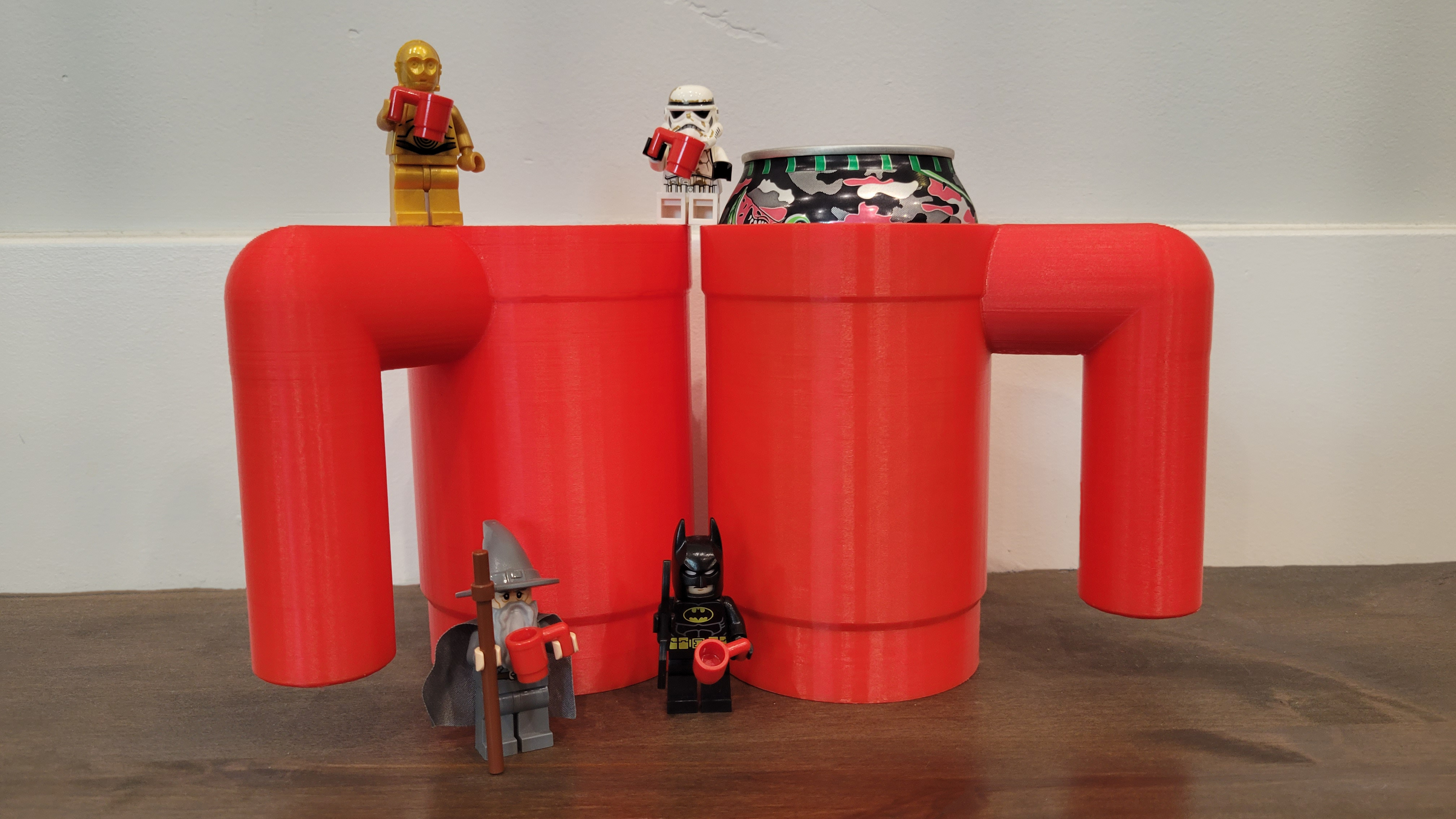 Lego cup soda can koozie - can holder