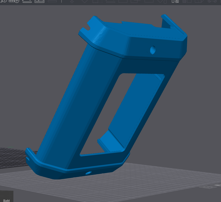 optimized Victron case for Cerbo GX 3D model