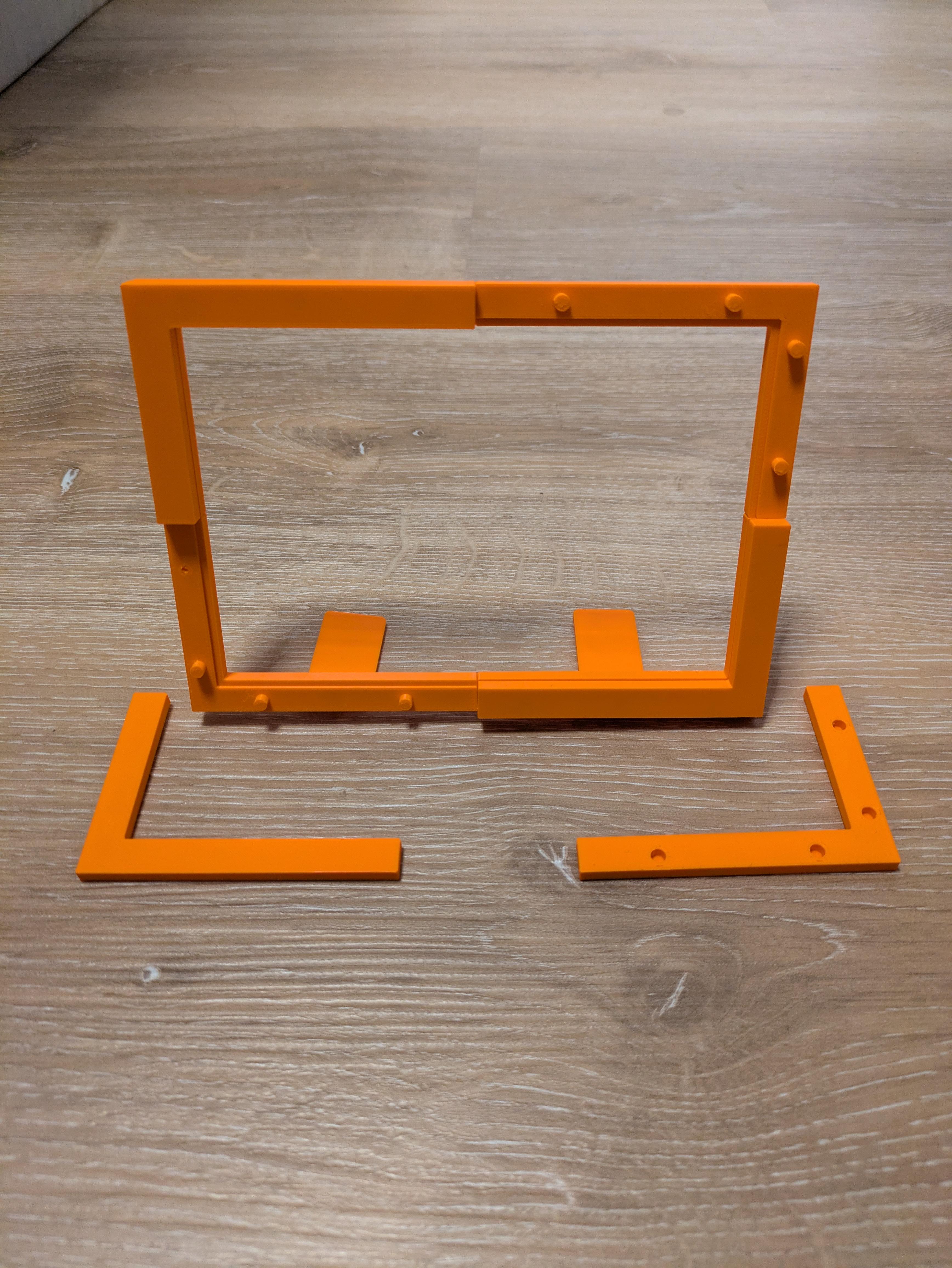 Miniatura 4 do modelo 3D parametric modular picture frame (openscad)