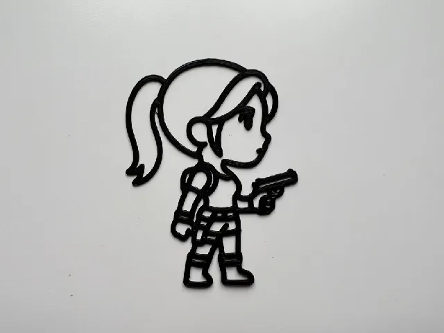 Lara Croft Wall Art #1