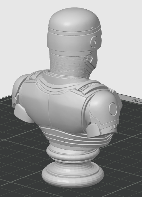 Miniatura 2 do modelo 3D Robocop Bust