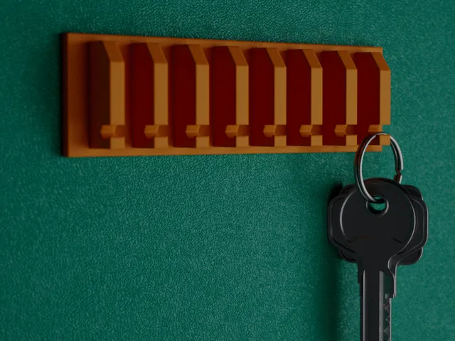 Key Holder | Ready to Print Modern Key Holder Flat design
