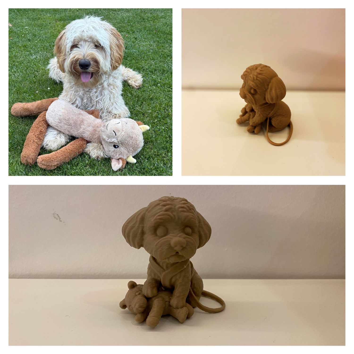 Mini 3D Printed Dog – Personalized Pet Model