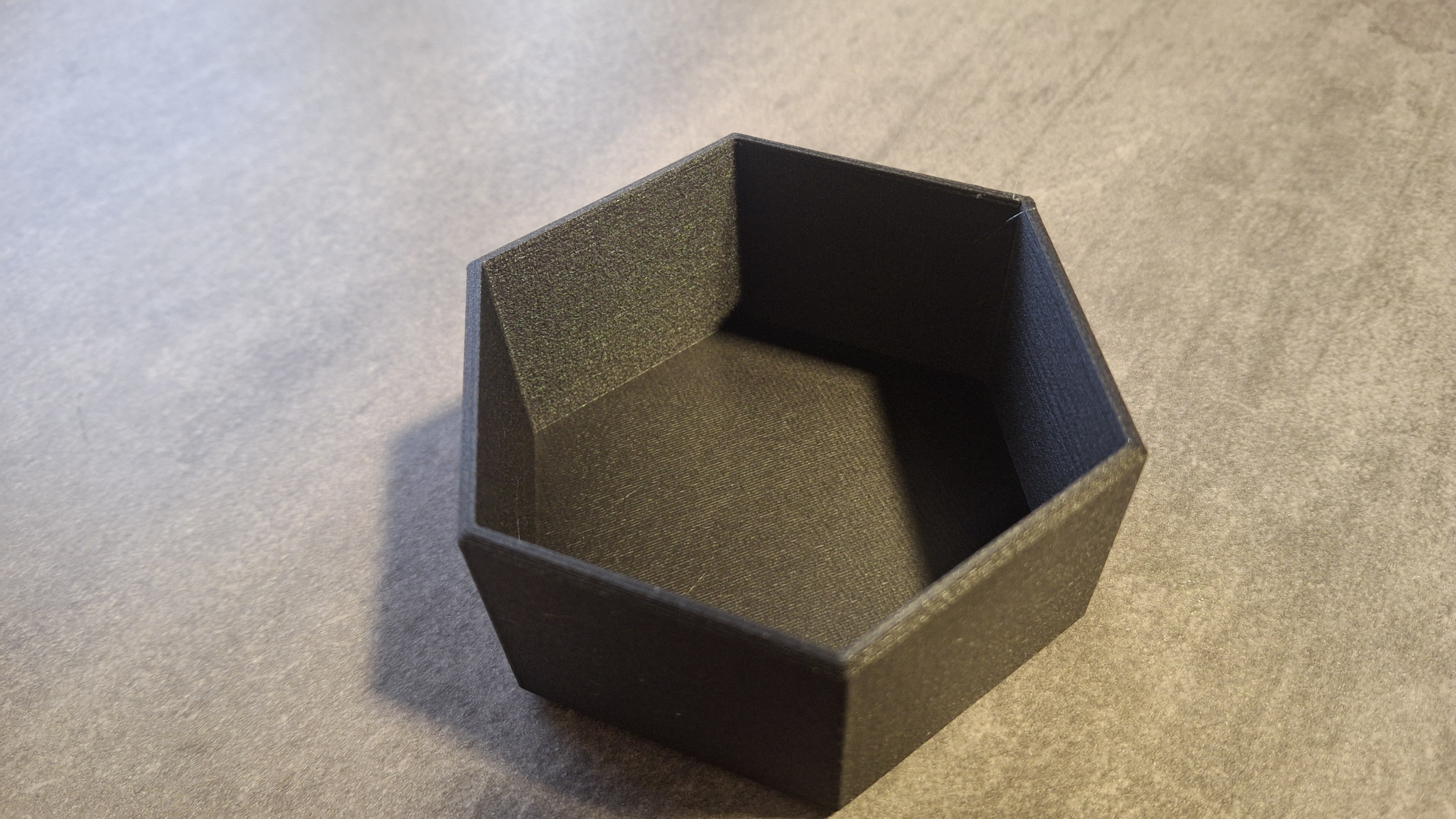 Hexagonal bowl