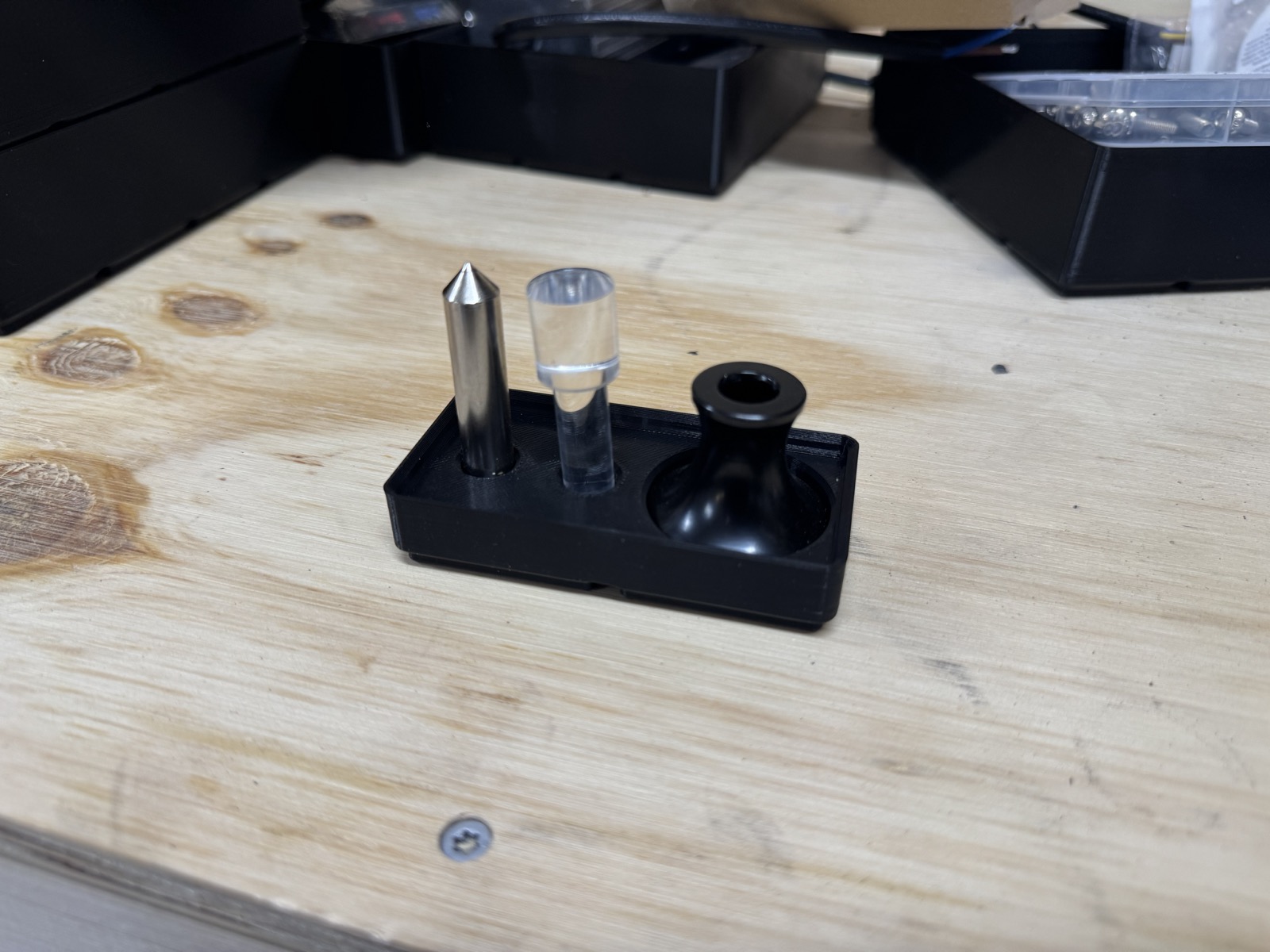 Gridfinity holder for optical center punch