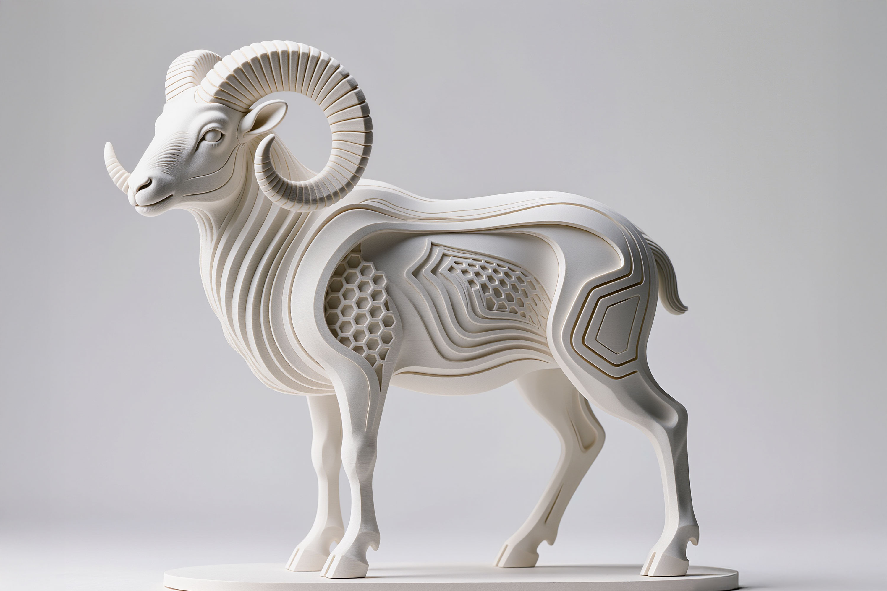 Ram, Hexa Sculpture