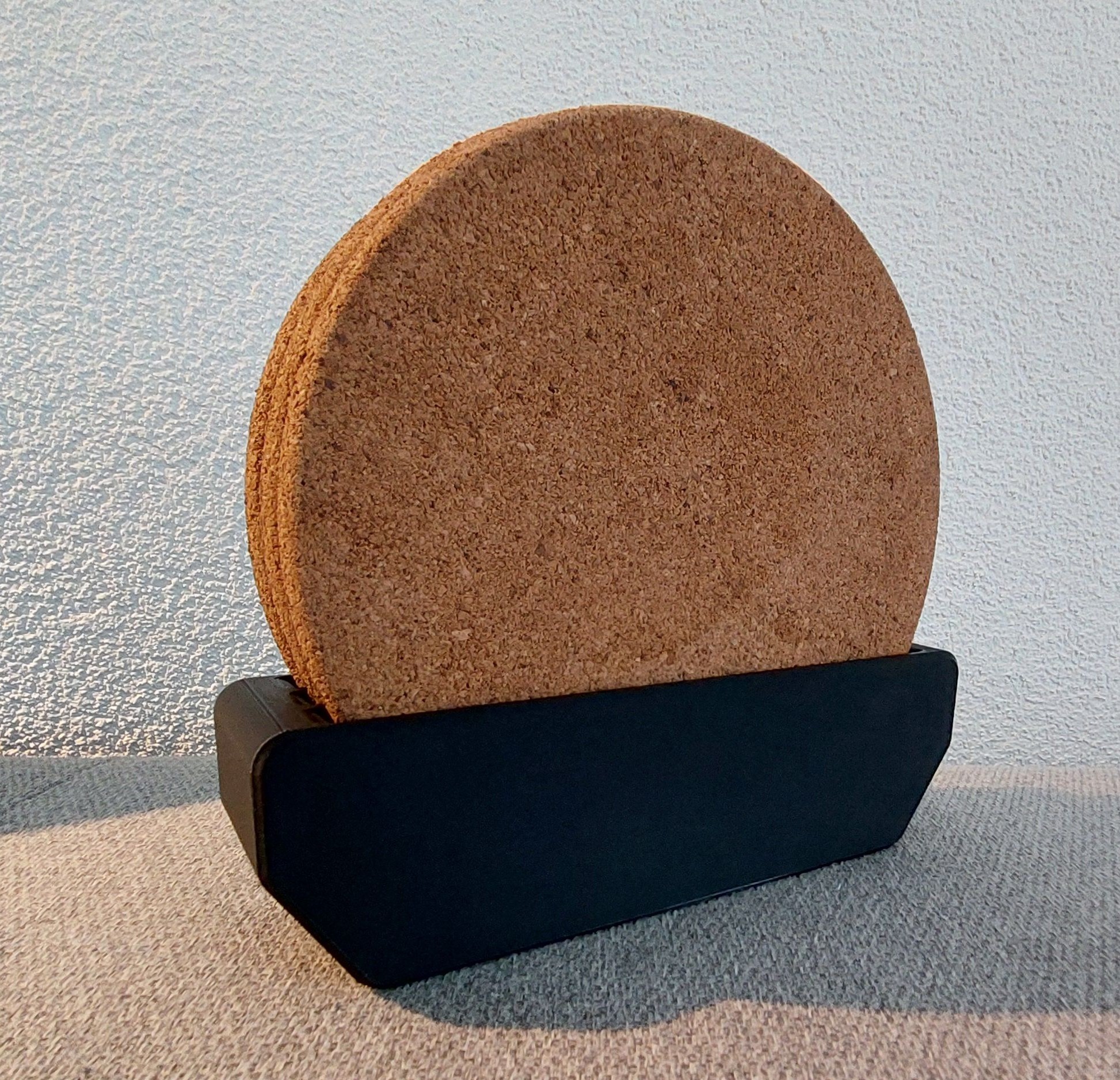 Cork trivet holder