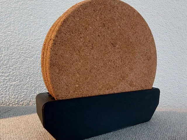 Cork trivet holder