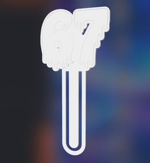67 book mark