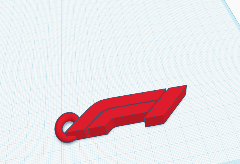 F1 keychain