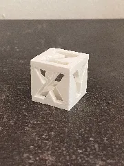 Calibrate cube cut press