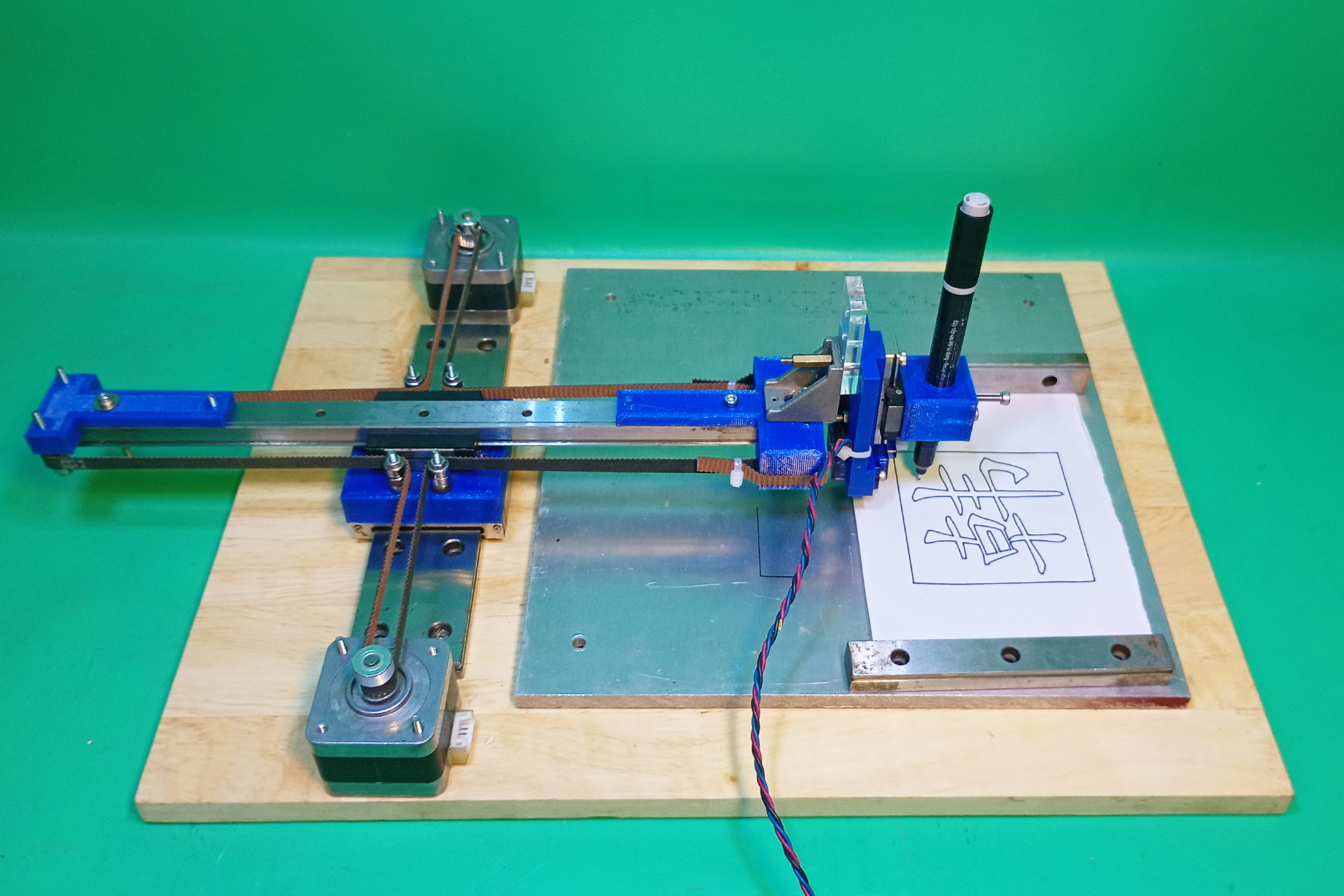 CoreXY Pen Plotter 3D Printer DIY Axidraw Arduino Homemade
