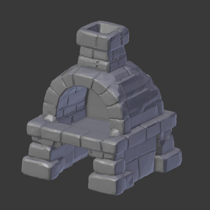 Ancient Baking Oven Dioram Wargame blacksmith