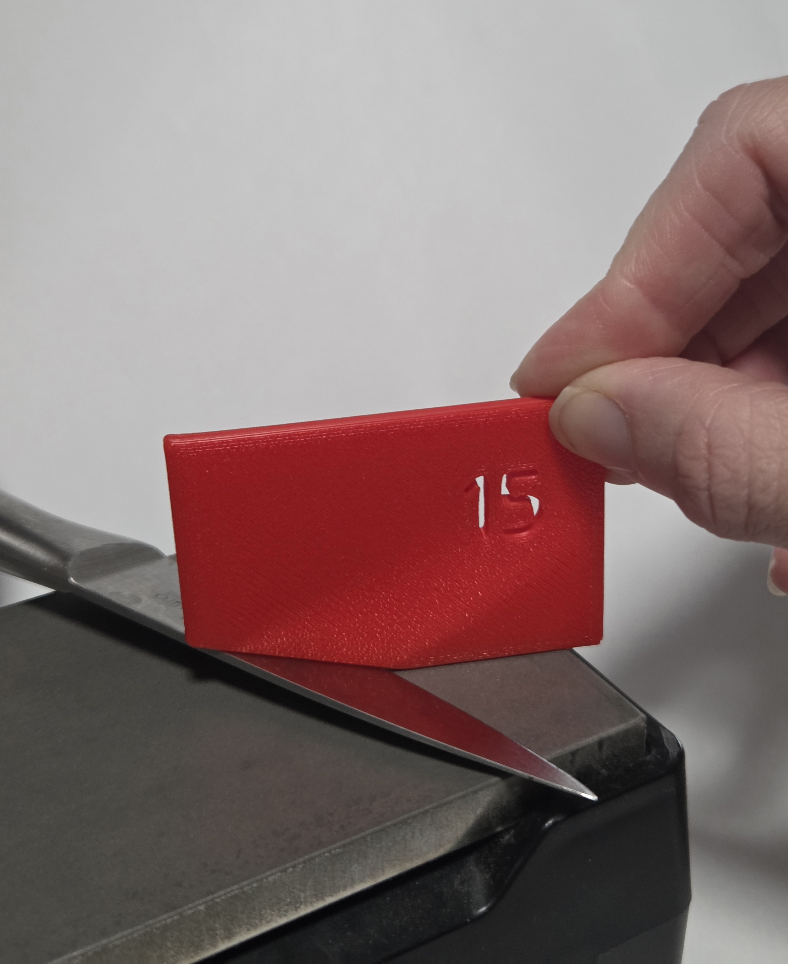Knife Sharpening Angle Guide Cards + Box