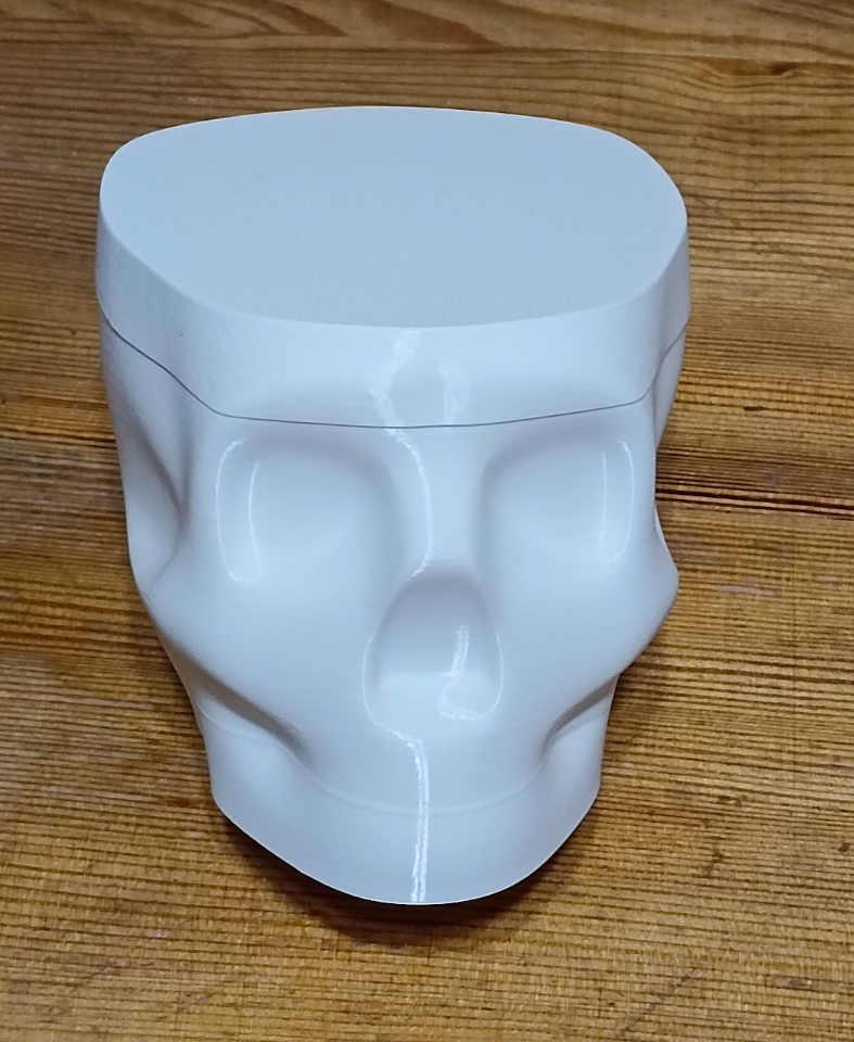 Skull box with lid (vase mode)