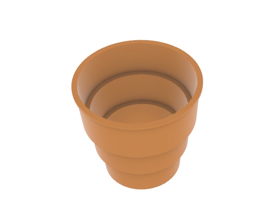Small collapsible cup