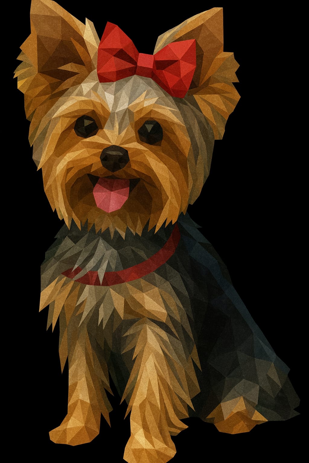 Nutka Low Poly Yorkshire Terrier Dog