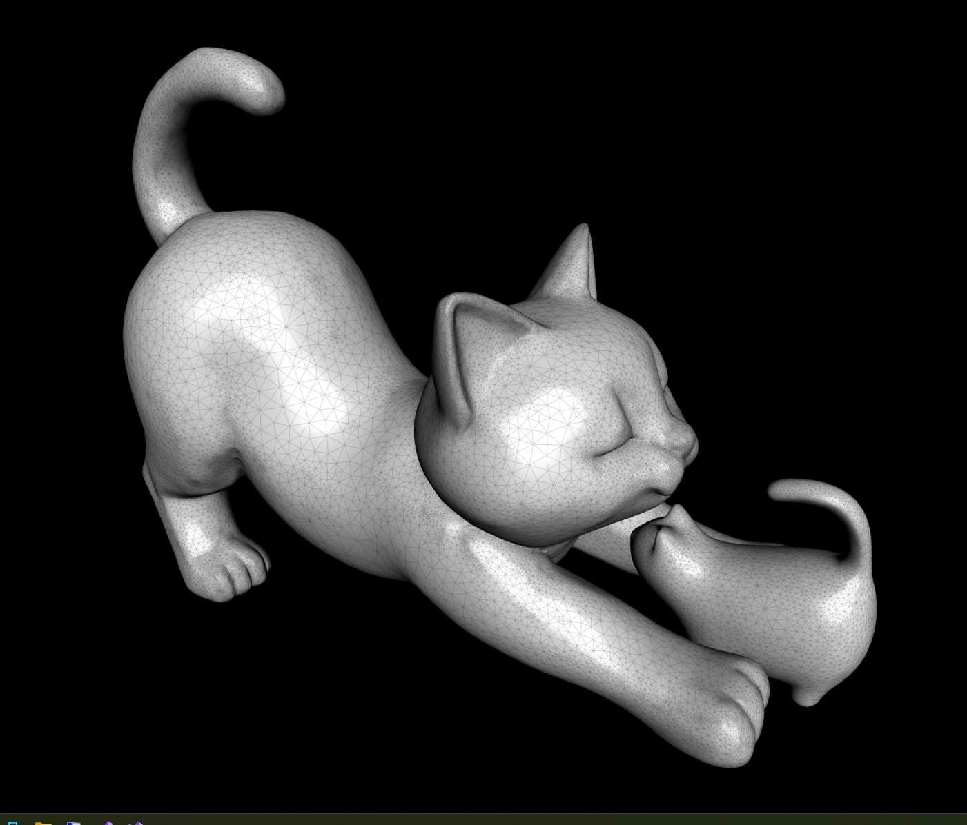Cat and kitten