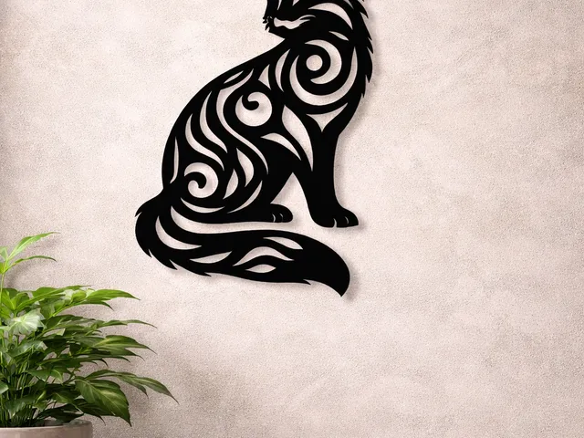 Tribal Fox Wall Art