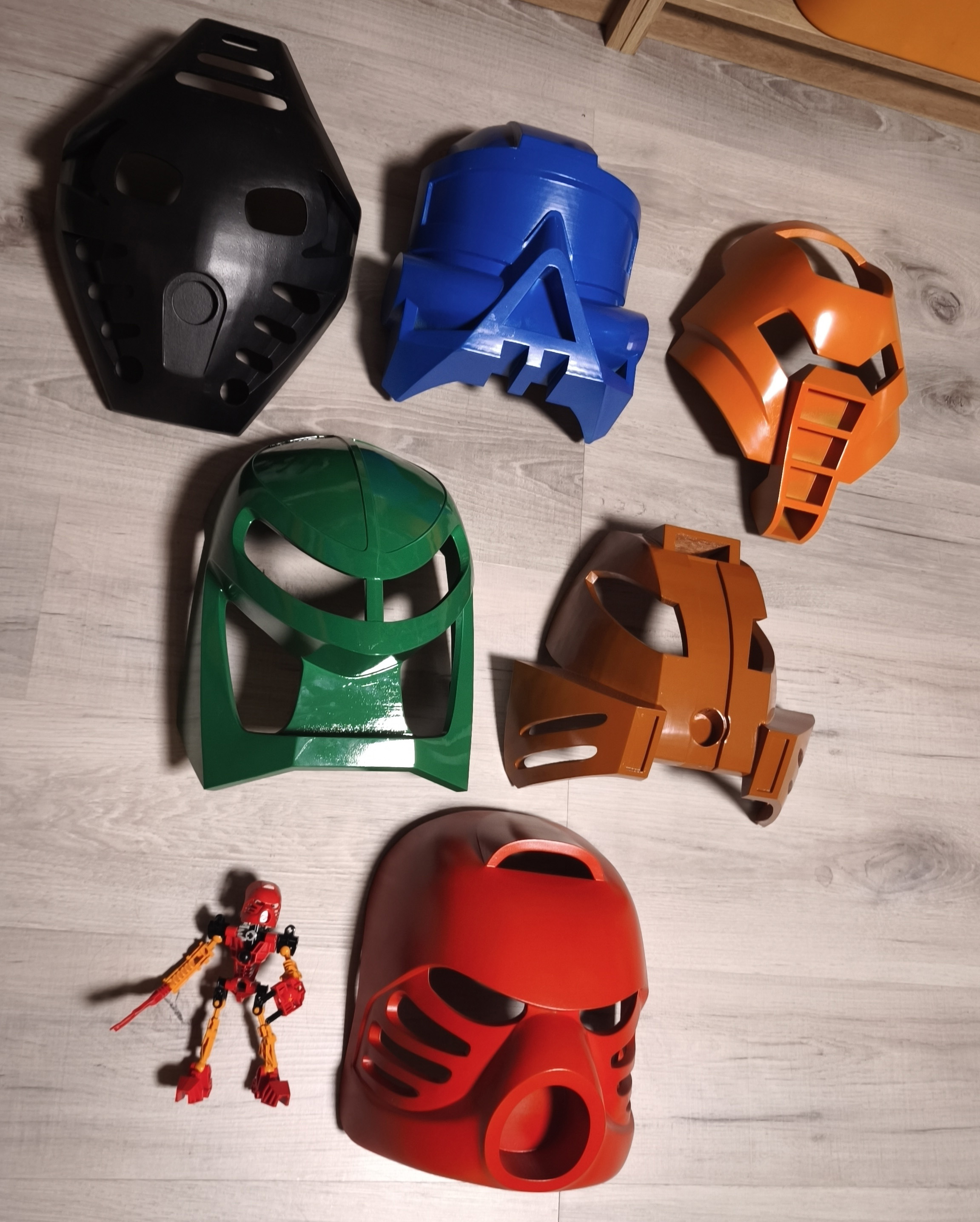 Toa Mata / Turaga Masks LEGO BIONICLE  | Scaled 800% for Prusa XL