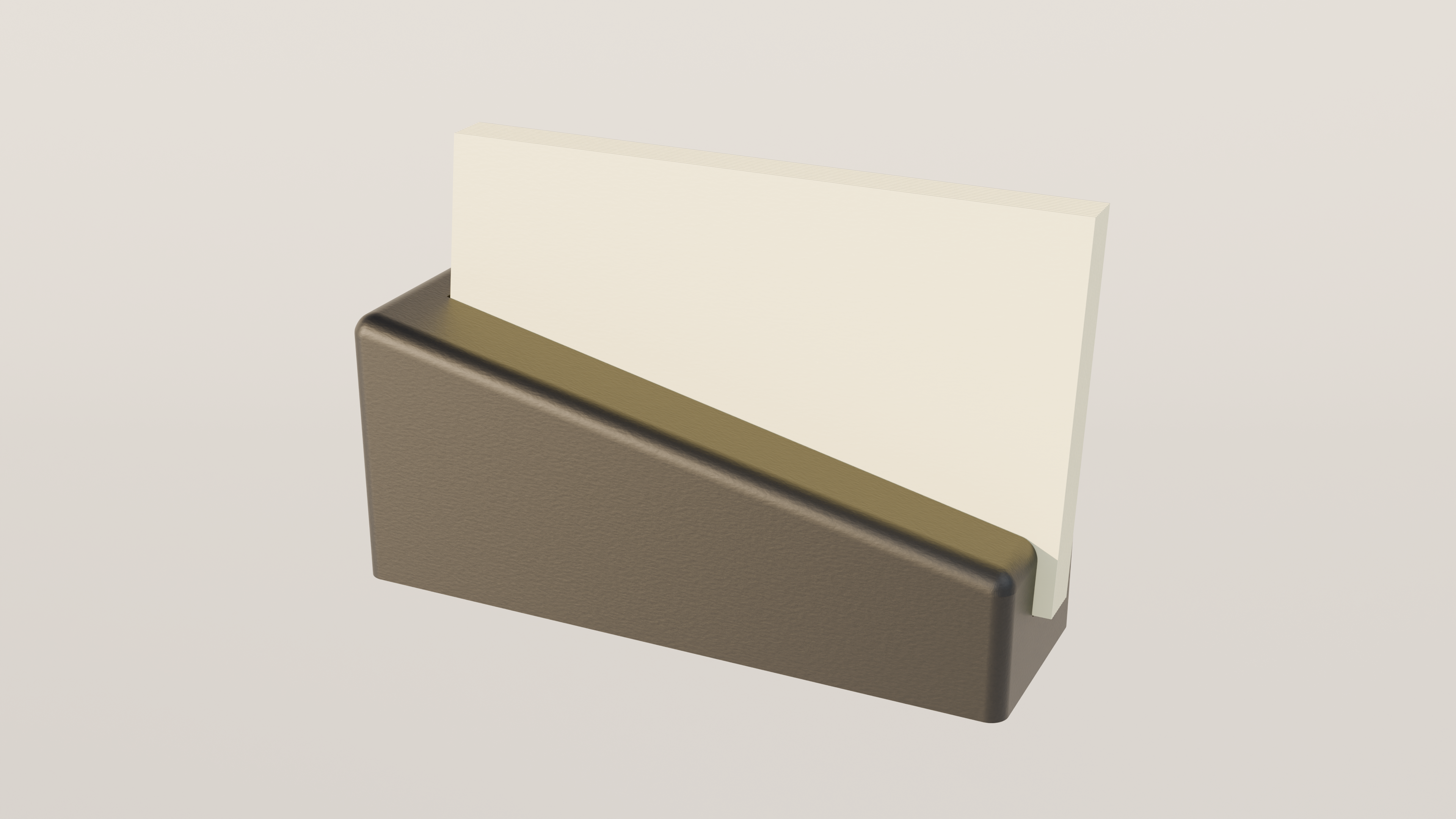 Modern Buisnesscard Holder / Stand 3D model by Dan