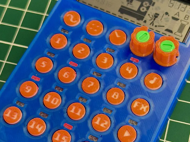 FDM Light guides for Pocket Operator case