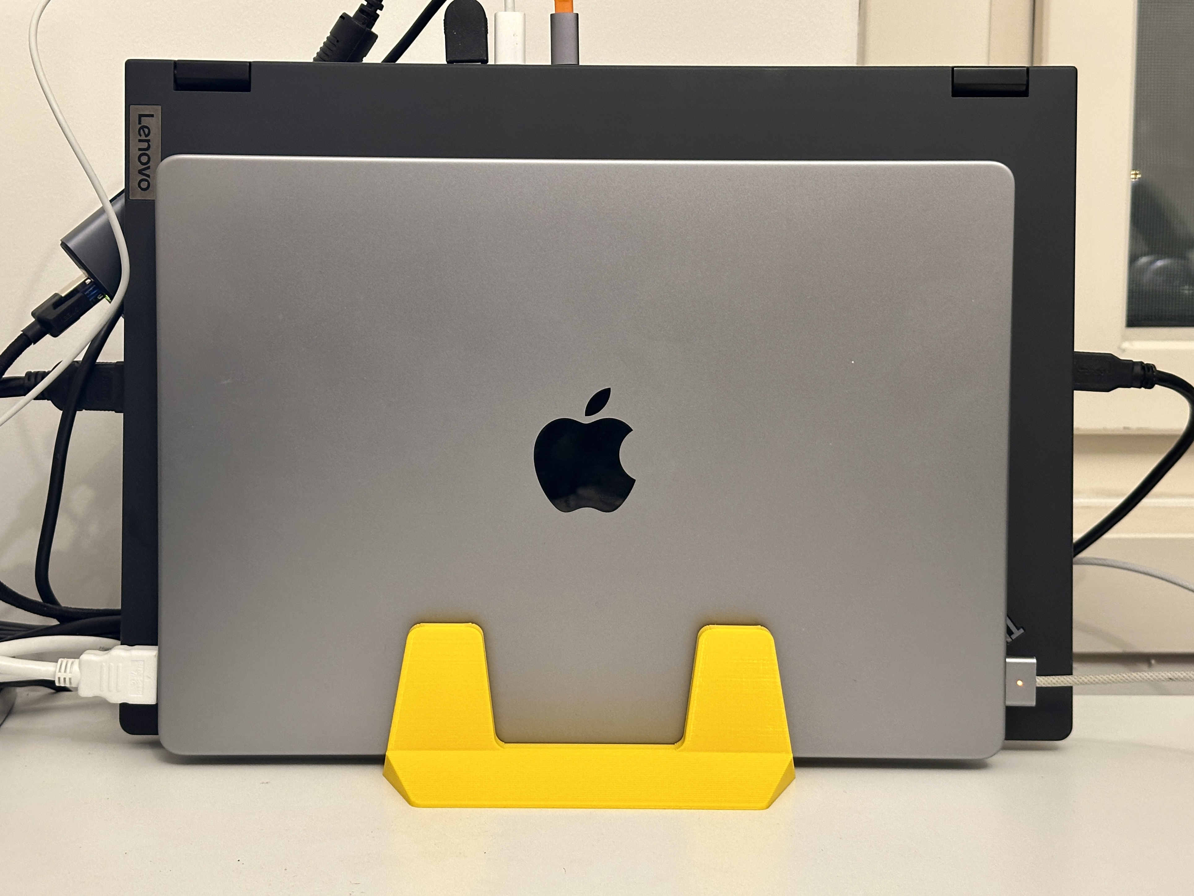 The Ultimate Dual Vertical Stand for Laptops & More (Mix-and-Match Sizes)