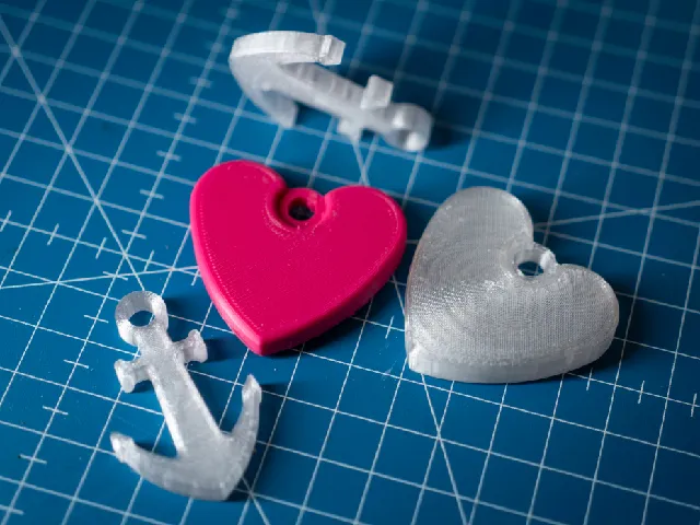 Keychains - Heart and Anchor