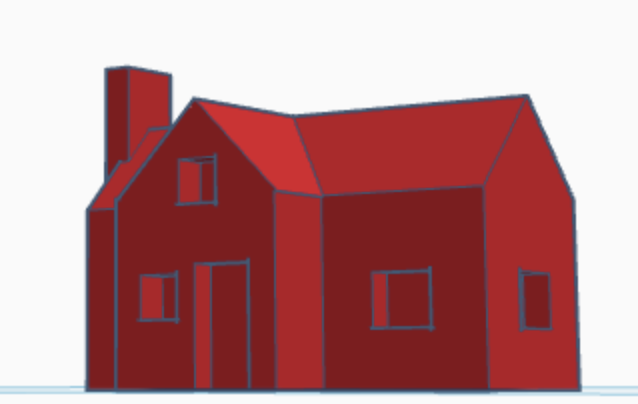 House with cars
