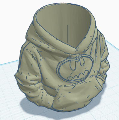 hoddie pen pot