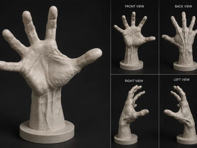 Open Hand Sculpture