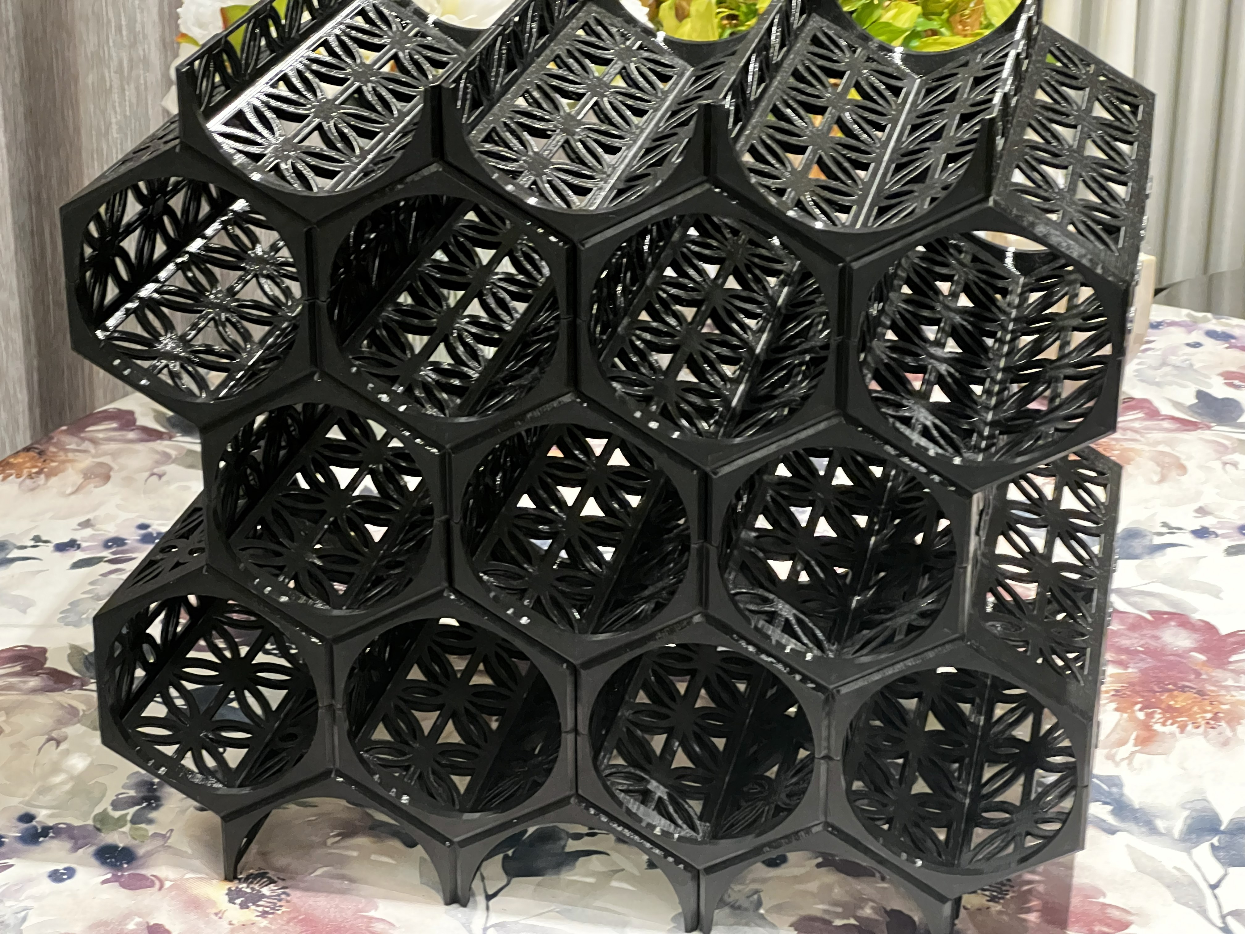Miniatura 4 do modelo 3D Modular Wine Rack