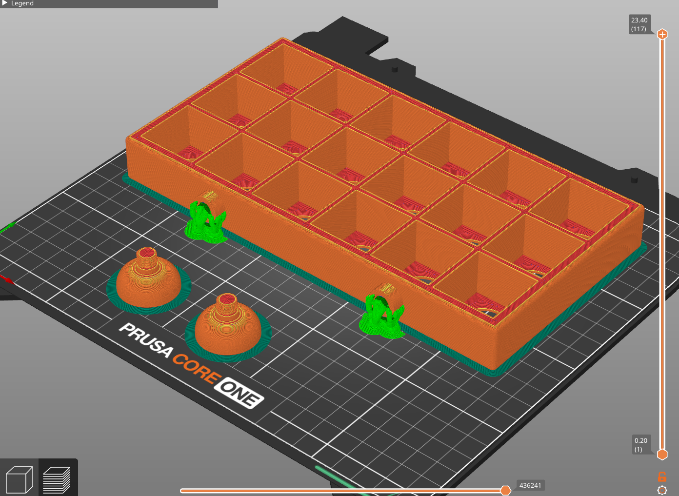 Miniatura 5 do modelo 3D infill types - test cubes + holder