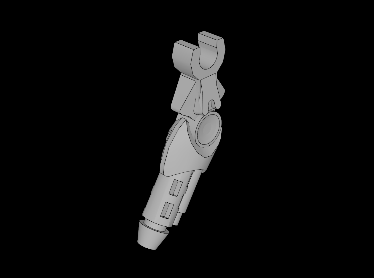 Lego Compatible (64796.dat) Minifig Arm SW Super Battle Droid with Blaster
