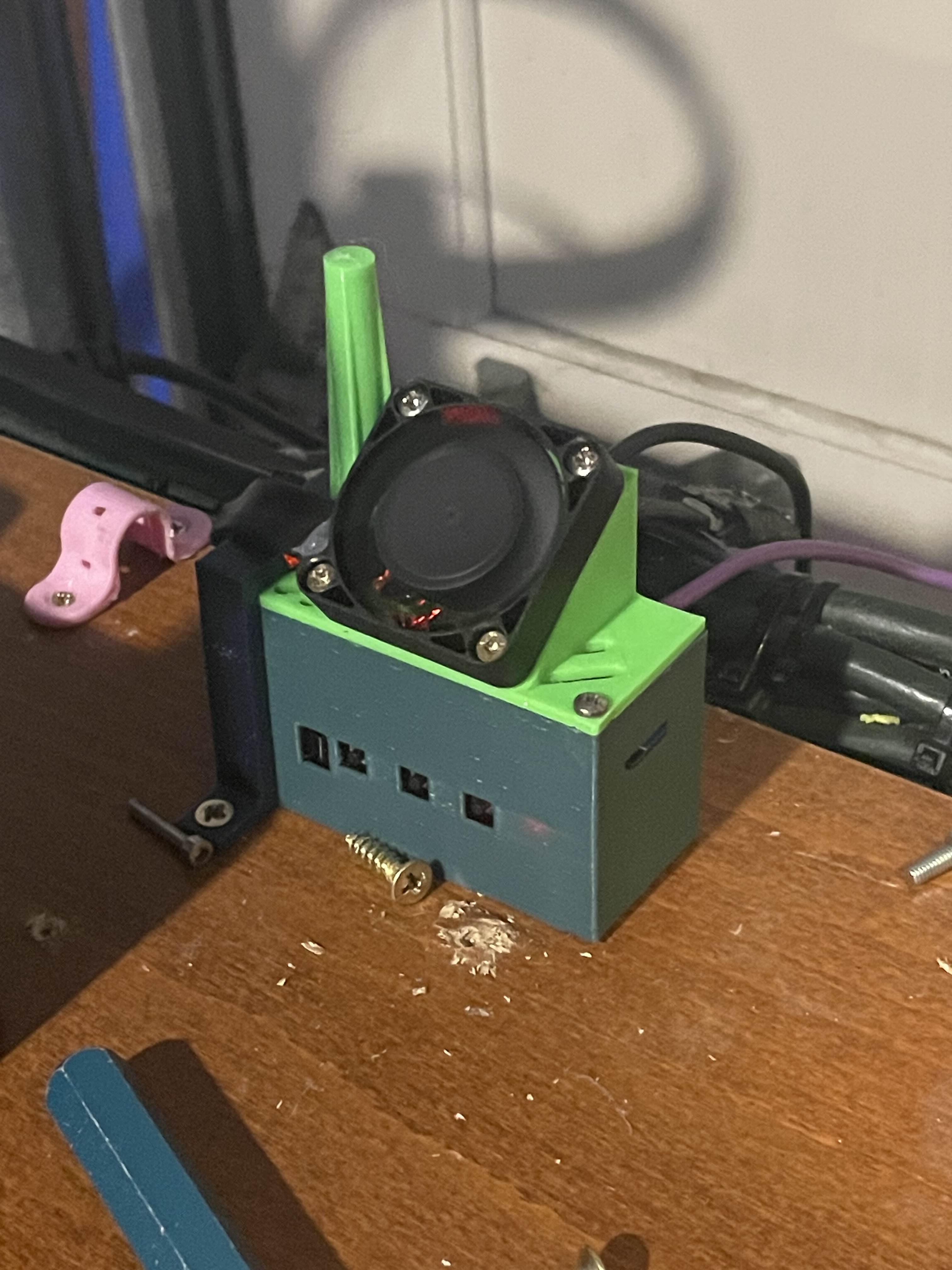 Orange Pi Zero 2w extended lid with 40mm fan