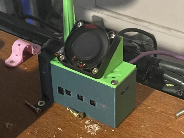 Orange Pi Zero 2w extended lid with 40mm fan