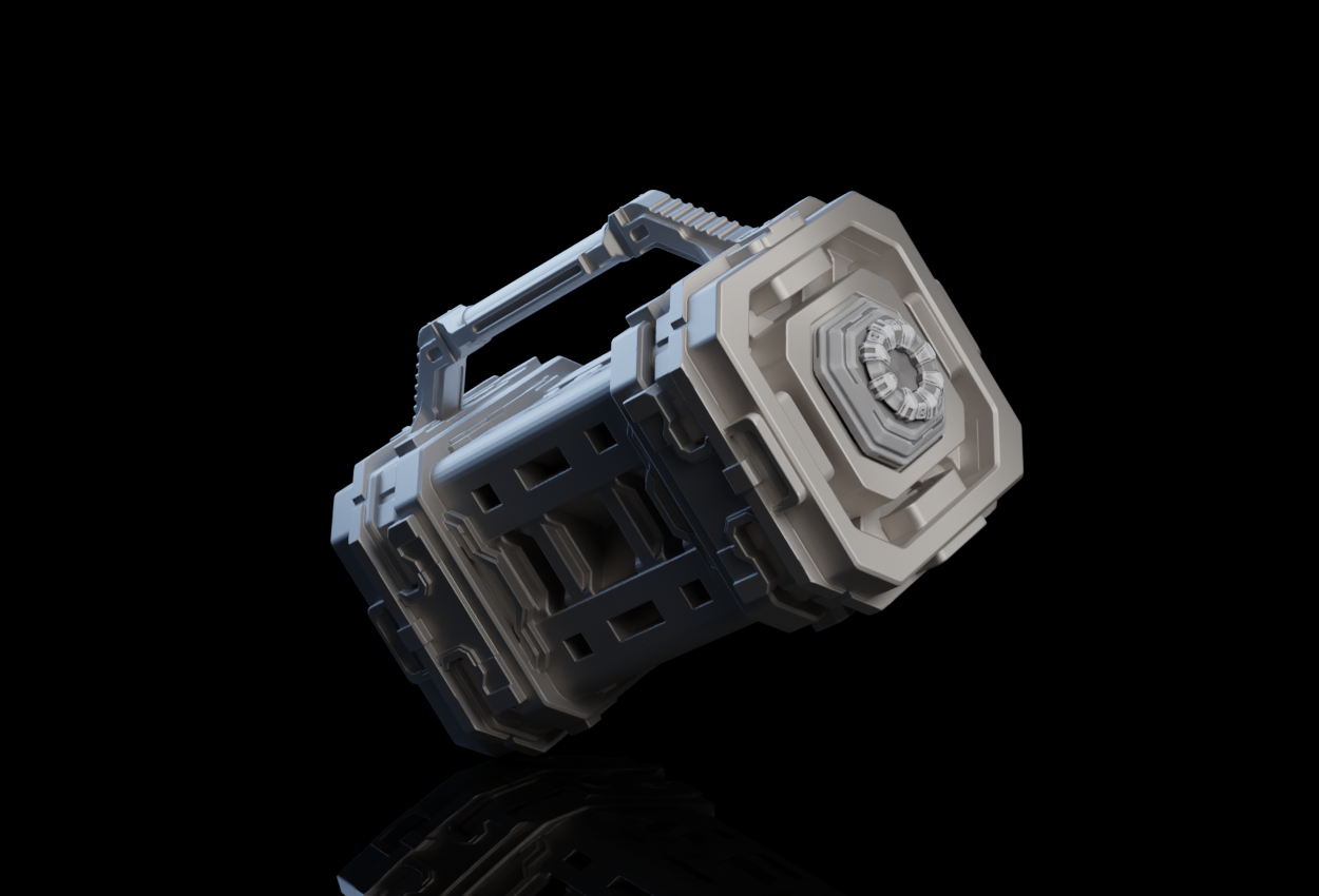 Scifi Greeble Piggy Bank