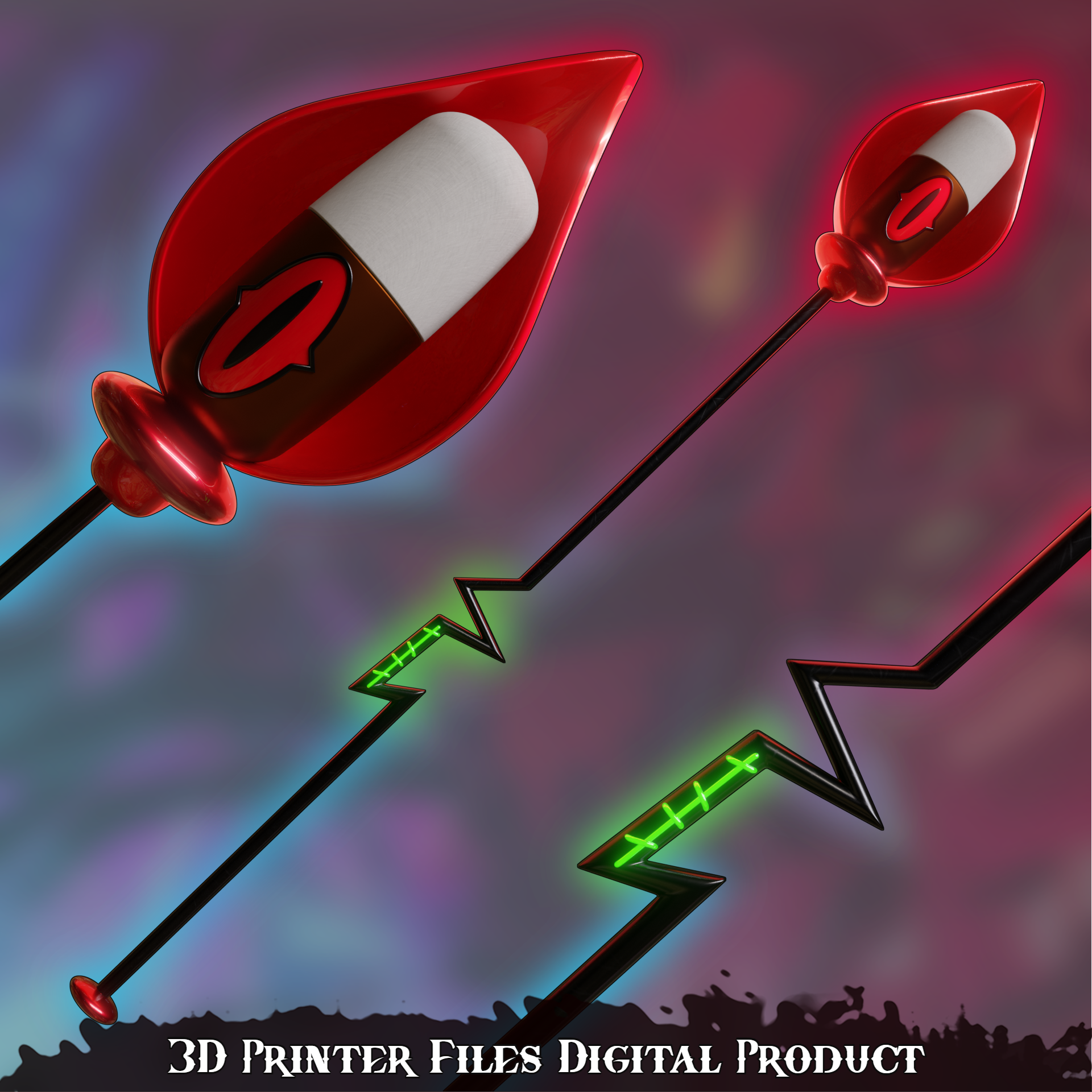 Alastor Cospay Broken Cane Mic Hazbin Hotel Season 2