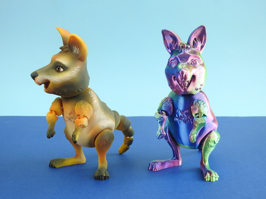 The Laughing Wallaby Print In Place Model