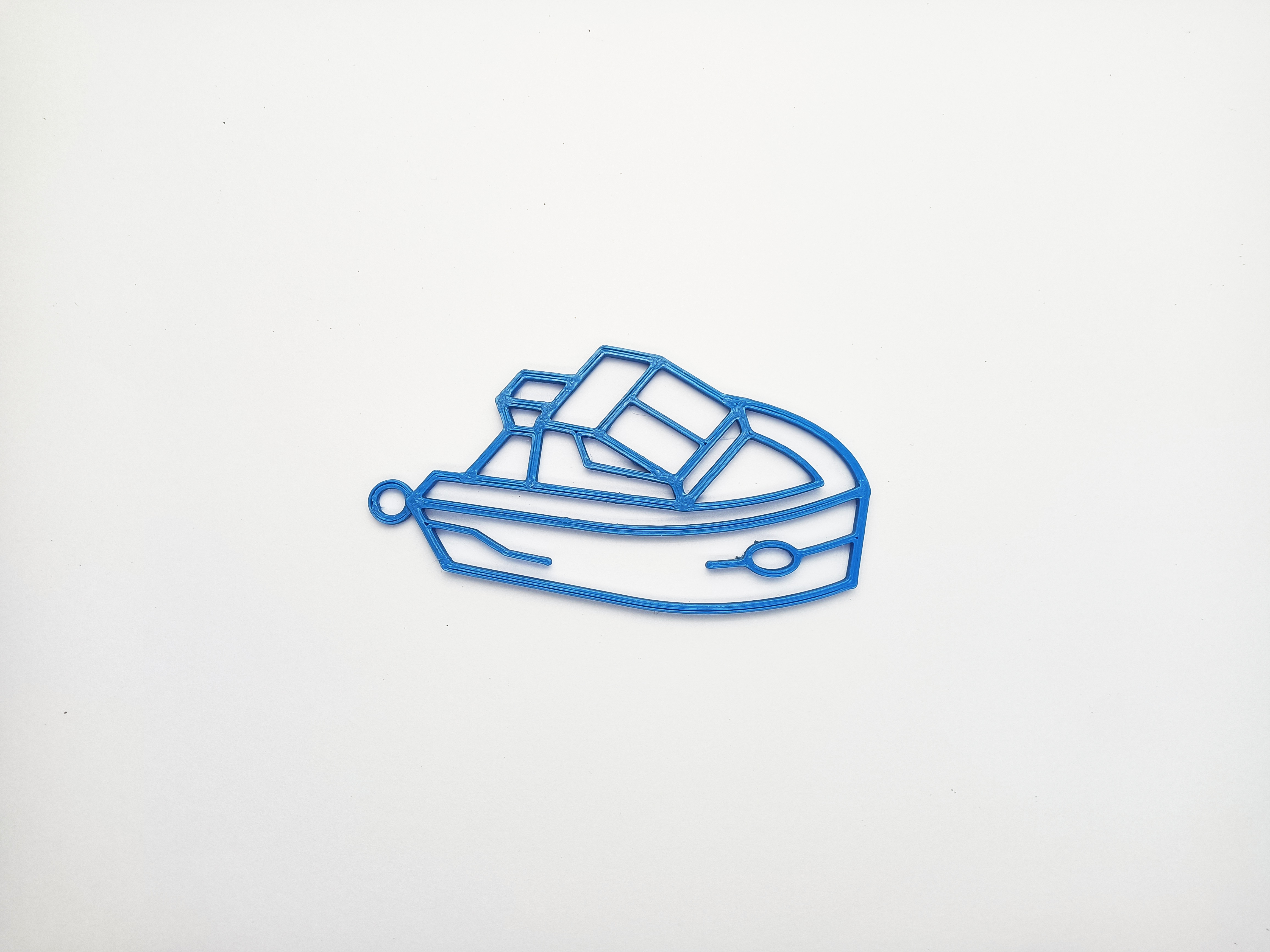 Boat - isometric keychain