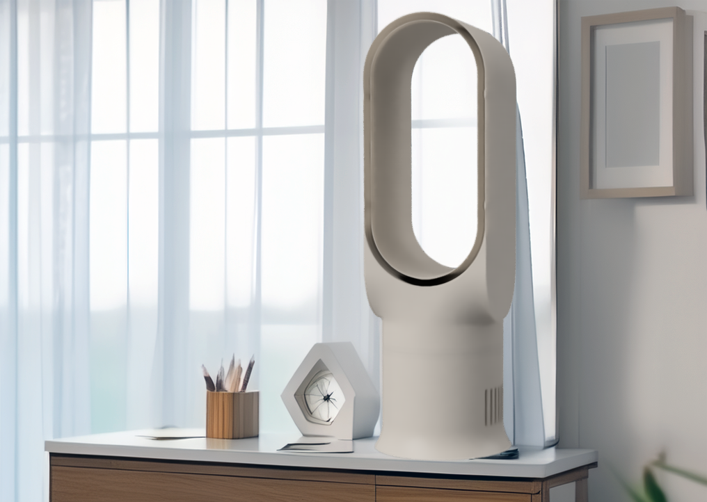 65 cm Bladeless Fan (Dyson-Style) 3D model thumbnail