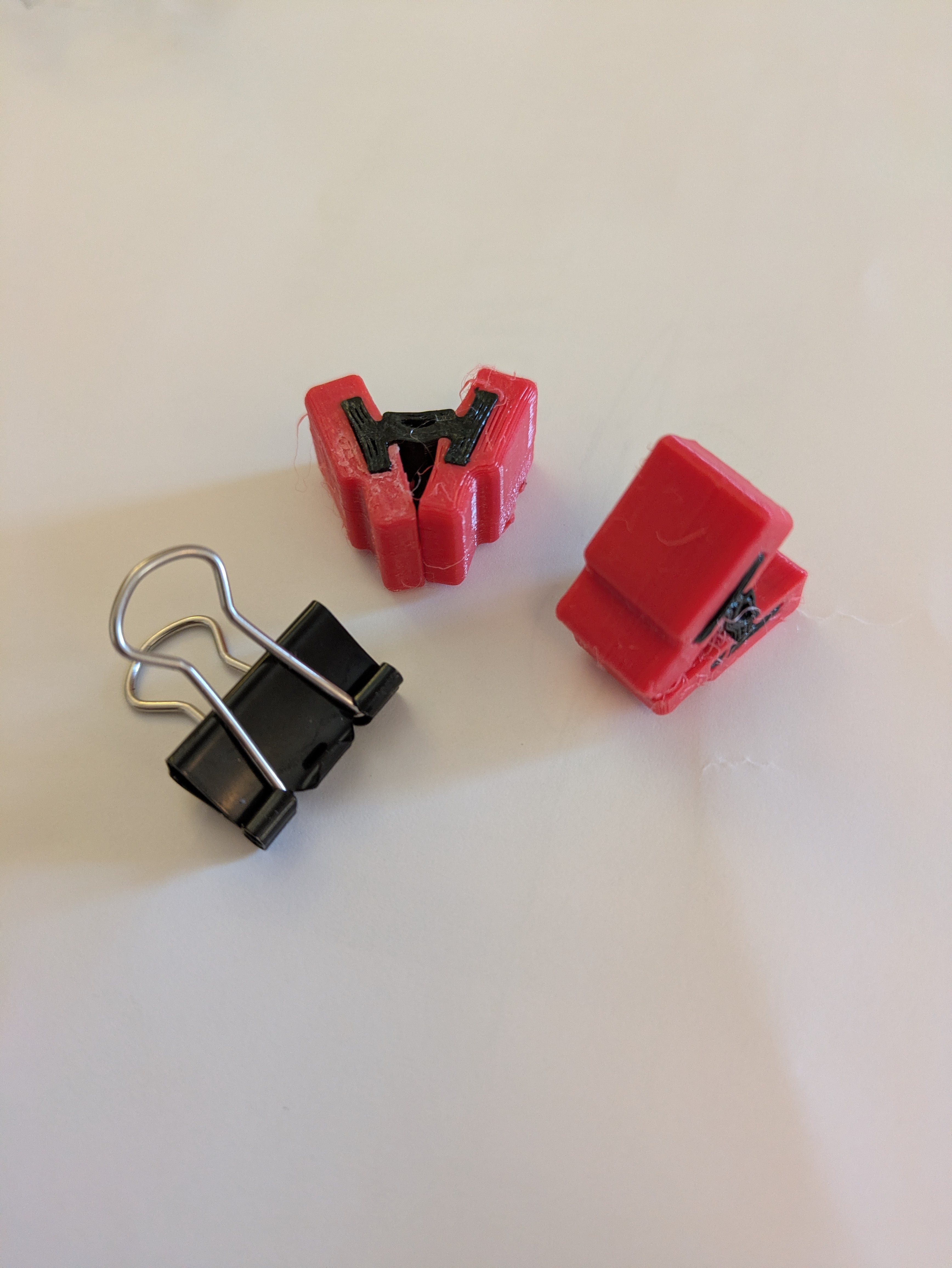 V1 Fully 3d printed Mini Binder Clip/Paper Clip