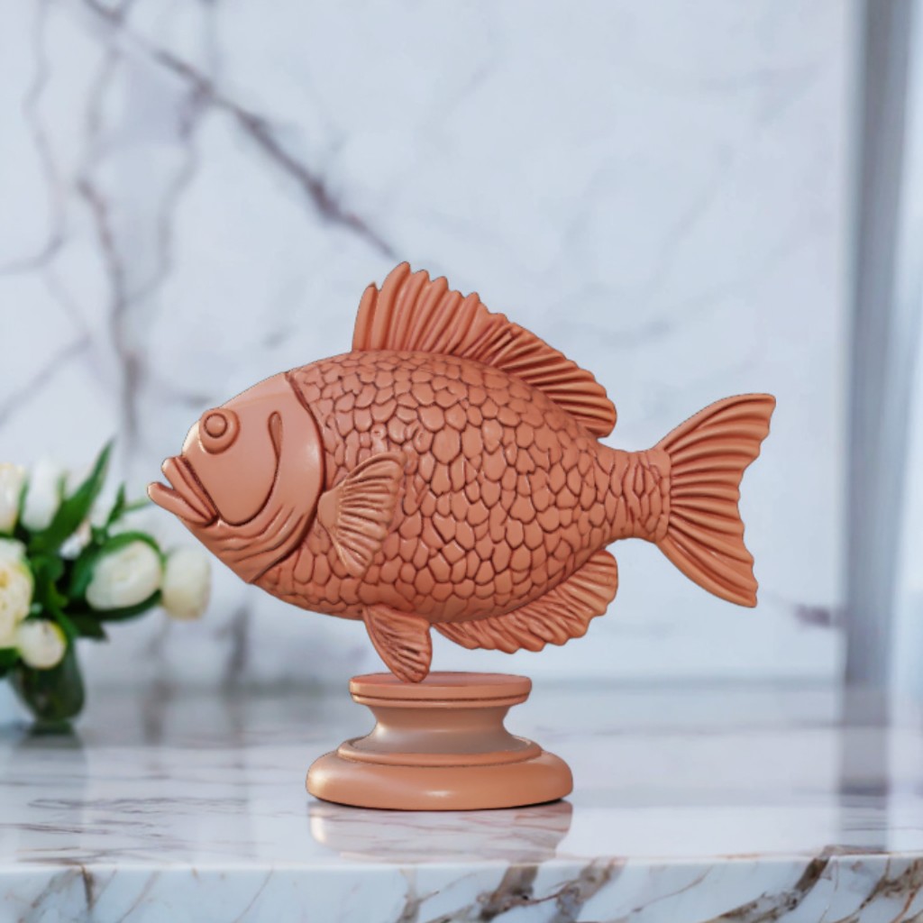 Fish Trophy - Carved