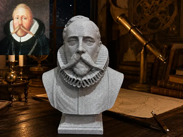 Tyge Ottesen Brahe (Tycho Brahe) — Bust