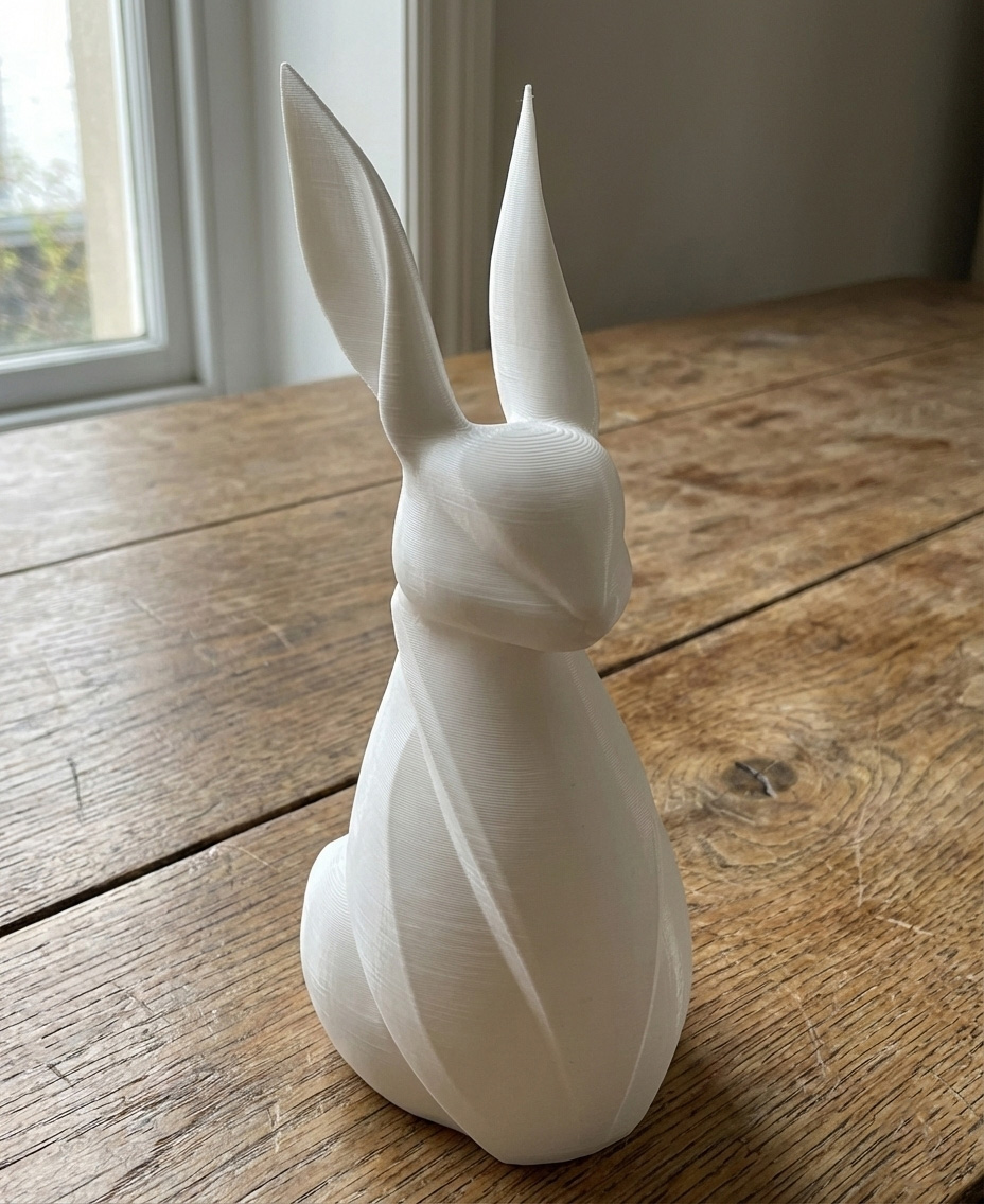 Easter bunny sculpture