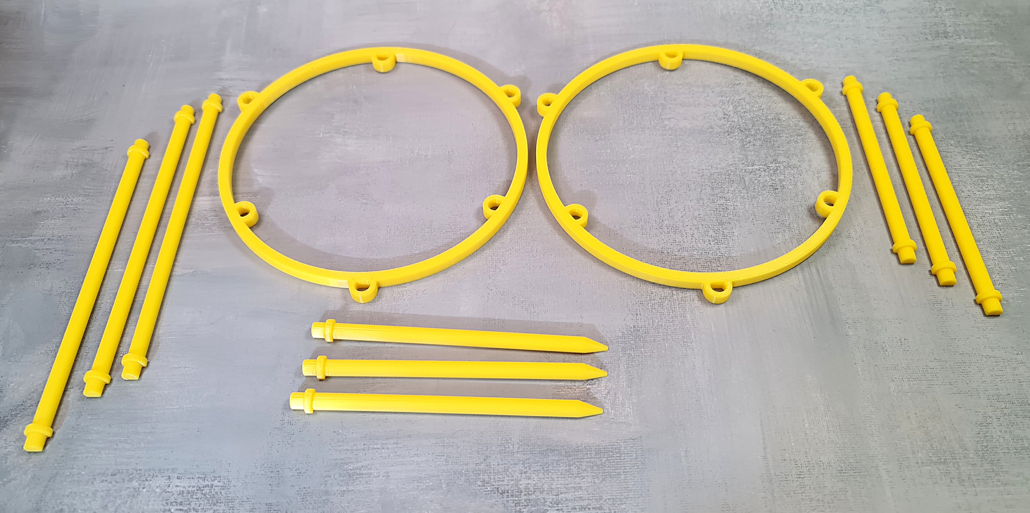 Miniatura 5 do modelo 3D Plant Support Ring - Stackable and Customizable